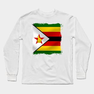 Zimbabwe artwork Long Sleeve T-Shirt